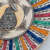 Dekoracyjny talerz ceramiczny do zawieszenia motyw gruszki Ø 23 cm