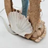 Lampka religijna Portovenere – figura Maryi w muszlach, oświetlana, 24×15 cm