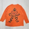 T-shirt vintage Chiemsee active wear windsurfing pomarańczowy L