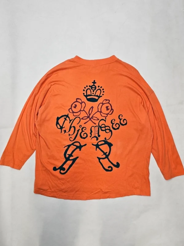 T-shirt vintage Chiemsee active wear windsurfing pomarańczowy L