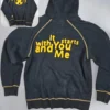 Bluza z kapturem Hand Shake For Peace, size L, grube Hoodie