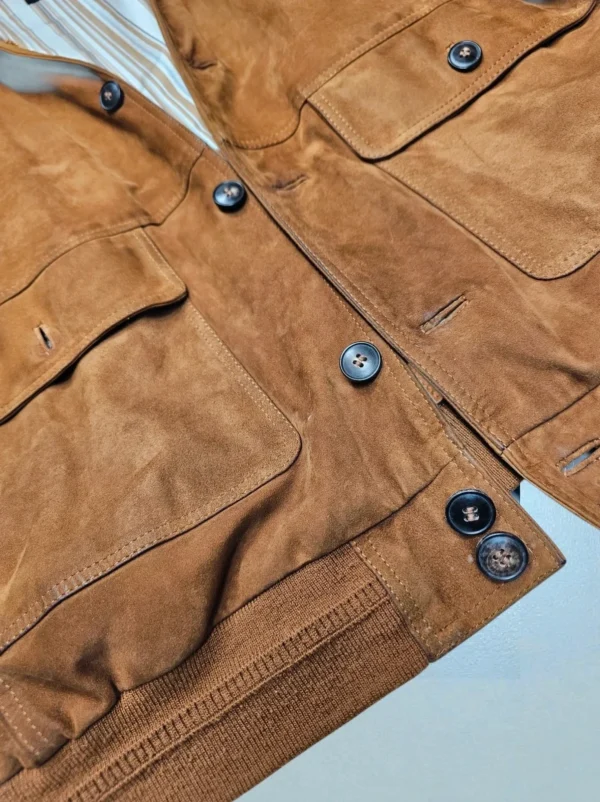 Kurtka zamszowa Commander Finest Clothing – rozmiar 56