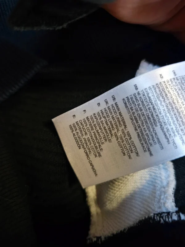 Bluza adidas Equipment ADV/91-18 – czarno-biała, kaptur, 100% bawełna, 61×55 cm