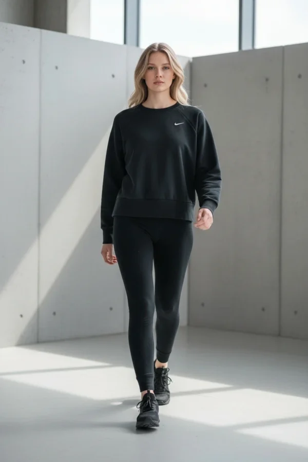 Damska bluza Nike cropped z wycięciem na plecach – sportowy styl