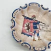 Dekoracyjny talerz ścienny C.A.F.F. Gubbio Italy ręcznie malowany Ø 19 cm