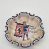 Dekoracyjny talerz ścienny C.A.F.F. Gubbio Italy ręcznie malowany Ø 19 cm