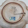Dekoracyjny talerz ścienny C.A.F.F. Gubbio Italy ręcznie malowany Ø 19 cm