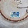 Dekoracyjny talerz ścienny C.A.F.F. Gubbio Italy ręcznie malowany Ø 19 cm