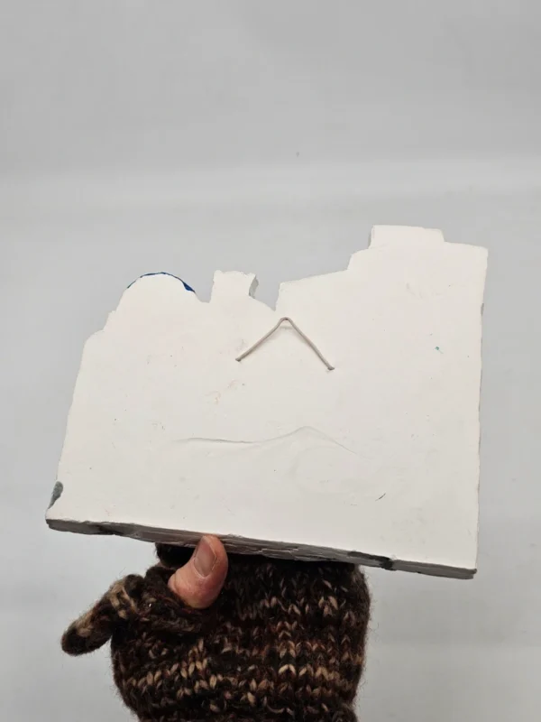 Ceramiczna dekoracja ścienna Santorini Grecja ręcznie malowana