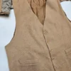 Marynarka męska z kamelowej wełny (sierść wielbłąda) Made in France + kamizelka