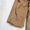 Marynarka męska z kamelowej wełny (sierść wielbłąda) Made in France + kamizelka