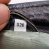 Beżowa marynarka skórzana z naturalnego zamszu – Smooth Collection – retro elegancja (rozmiar L+)