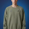 Sweatshirt bluza Adidas Saint Patrick's Day, Size M, olive