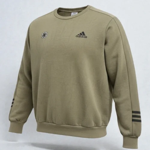 Sweatshirt bluza Adidas Saint Patrick's Day, Size M, olive