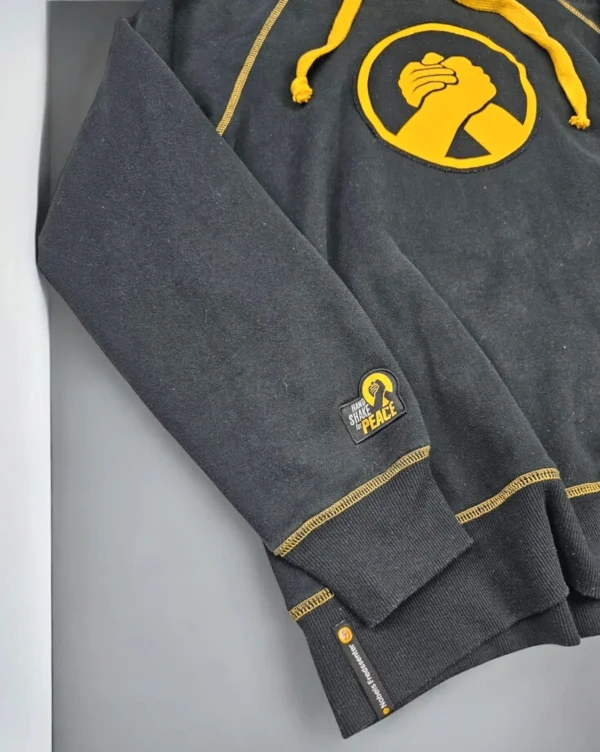 Bluza z kapturem Hand Shake For Peace, size L, grube Hoodie