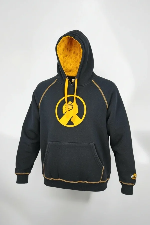 Bluza z kapturem Hand Shake For Peace, size L, grube Hoodie