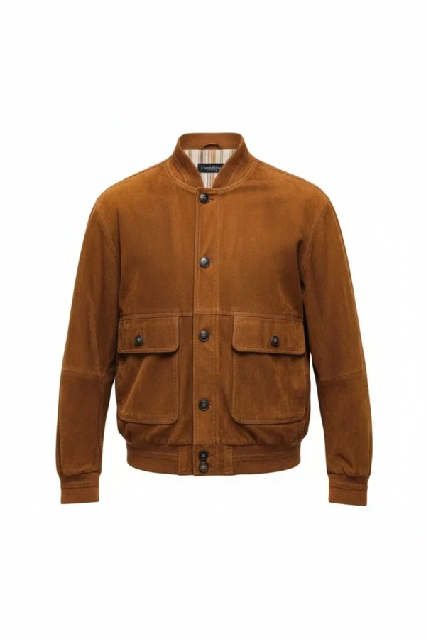 Kurtka zamszowa Commander Finest Clothing – rozmiar 56