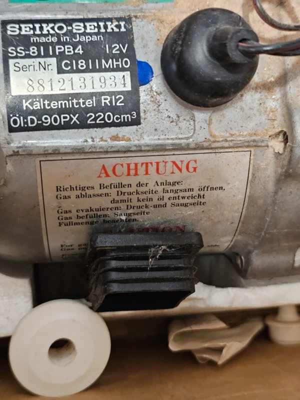 Sprężarka klimatyzacji Seiko-seiki SS-811PB4 12V VW Audi