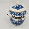 Ceramiczny pojemnik z pokrywką ręcznie malowany Włocławek Marralade