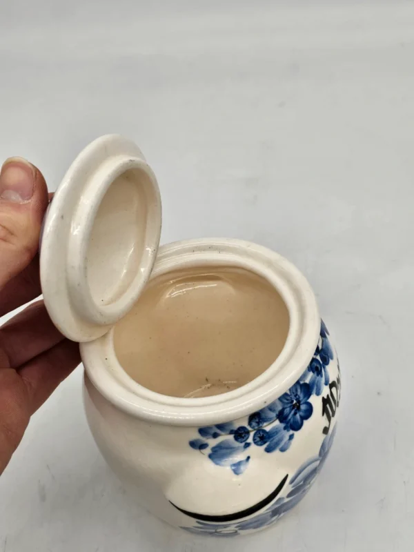 Ceramiczny pojemnik z pokrywką ręcznie malowany Włocławek Marralade