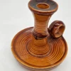 Francuski ceramiczny świecznik Saint Laurent Made in France 17 cm
