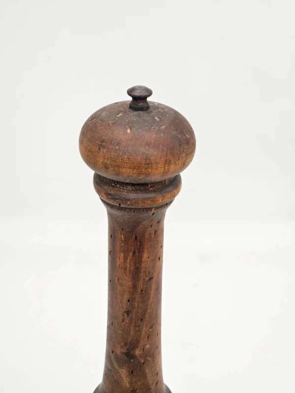 Duży drewniany stary młynek do pieprzu Made in Italy  vintage 39 cm