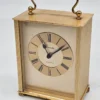 Zegar stołowy kominkowy Staiger quartz mosiądz W Germany retro vintage