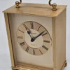Zegar stołowy kominkowy Staiger quartz mosiądz W Germany retro vintage