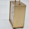 Zegar stołowy kominkowy Staiger quartz mosiądz W Germany retro vintage