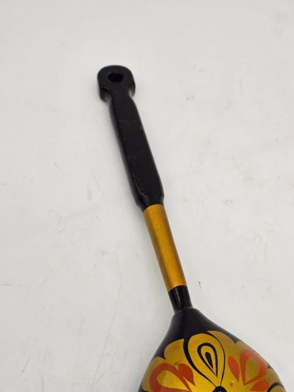 Rosyjska ręcznie malowana drewniana chochla folk 33 cm