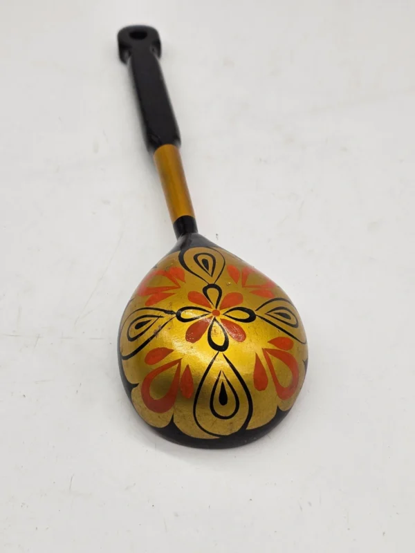 Rosyjska ręcznie malowana drewniana chochla folk 33 cm