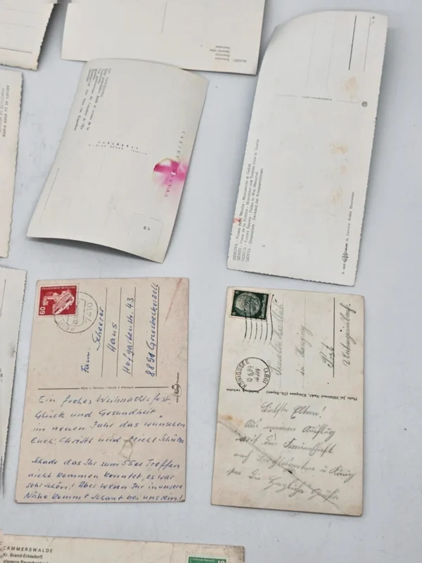 Zestaw starych pocztówek vintage Europa Niemcy włochy 16 szt