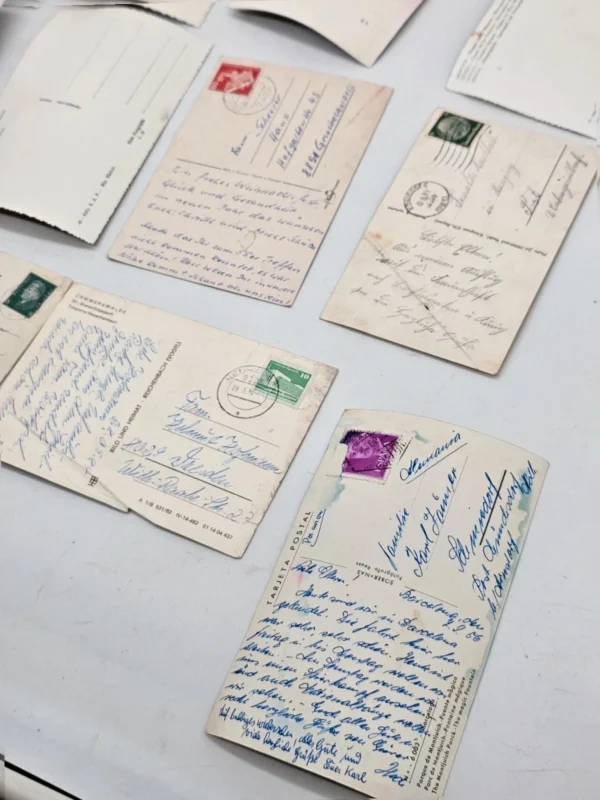 Zestaw starych pocztówek vintage Europa Niemcy włochy 16 szt