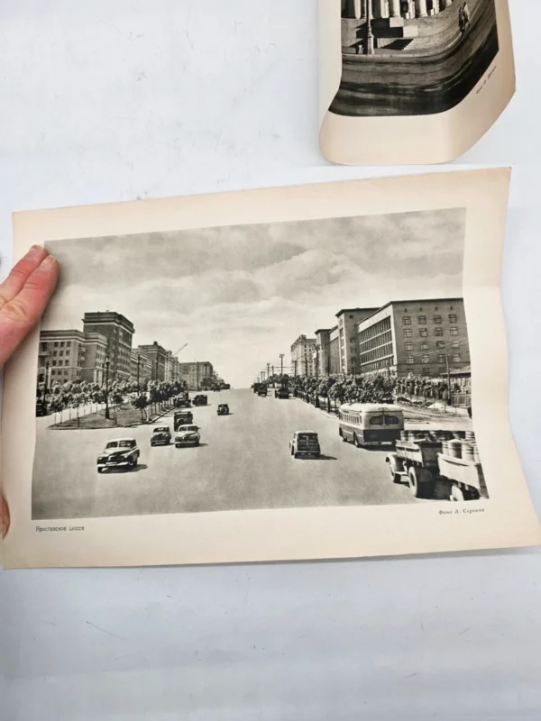 Zestaw 16 Archiwalnych fotografii Moskwy ZSRR lata 50 - 60 XX w.