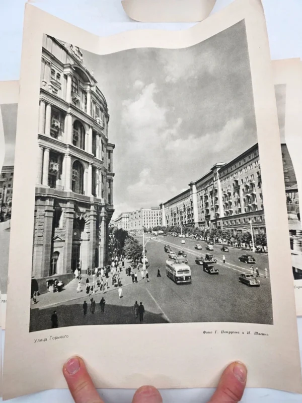 Zestaw 16 Archiwalnych fotografii Moskwy ZSRR lata 50 - 60 XX w.