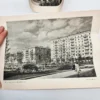 Zestaw 16 Archiwalnych fotografii Moskwy ZSRR lata 50 - 60 XX w.