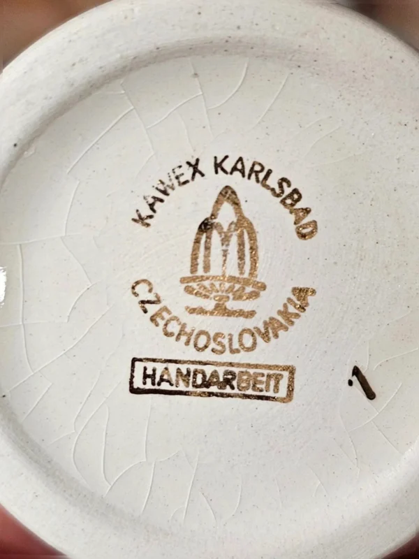 Unikatowy Stary, Nowy dekoracyjny Wazon z porcelany Kawex Karlsbad