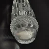 Wazon kryształowy Z dekoracyjnym szlifem, 18 cm – masywny I elegancki
