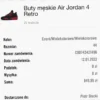 Nike Air Jordan 4 Retro Red thunder size 44 eu
