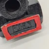 Metalowa figurka lokomotywy ciężka industrialna rzeźba 21 cm