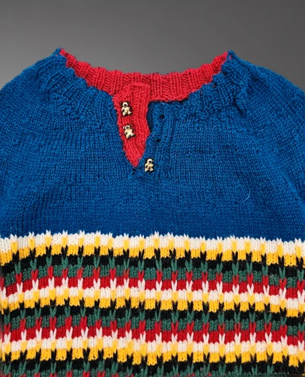 Viking of Norway, sweter dziergany, 100% wełna + Superwash, size M