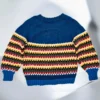 Viking of Norway, sweter dziergany, 100% wełna + Superwash, size M