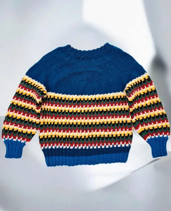 Viking of Norway, sweter dziergany, 100% wełna + Superwash, size M