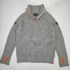 Sweter 100% wełniany Z krytymi łapkami Beaver Lake – styl outdoorowy
