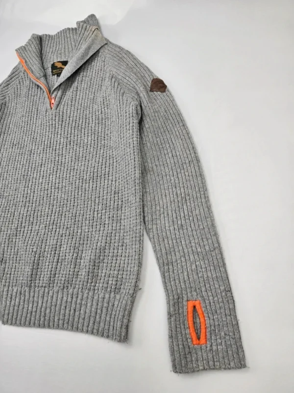 Sweter 100% wełniany Z krytymi łapkami Beaver Lake – styl outdoorowy
