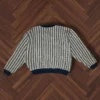 Ronin Rage wełniany Sweter vintage beż granat