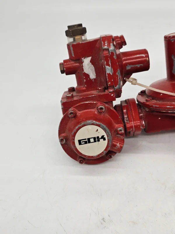 Reduktor gazowy GOK PN16 12.98 mbar z zabezpieczeniem TRF 27 cm