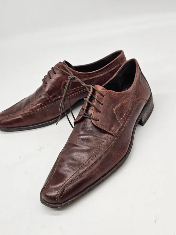 Borelli skórzane półbuty męskie 43 wkładka 25 cm naturalna skóra eleganckie