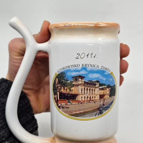 Kufel ceramiczny Uzdrowisko Krynica Zdrój 2011 400 ml Wałbrzych