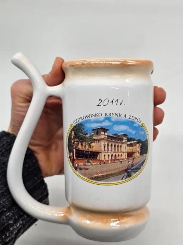 Kufel ceramiczny Uzdrowisko Krynica Zdrój 2011 400 ml Wałbrzych